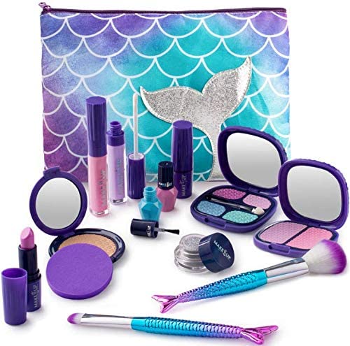 Make It Up Mermaid Collection - Washable - Non Toxic - Safe Makeup Set